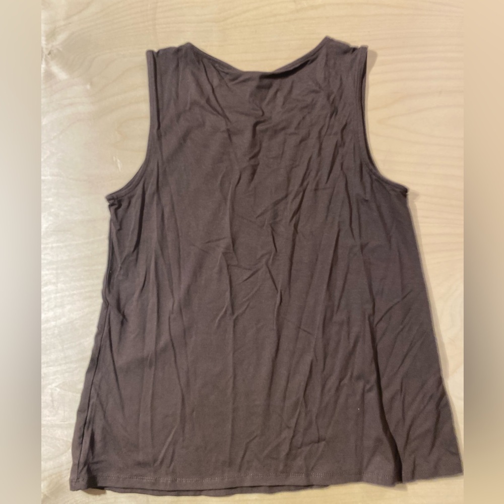 Kim Rogers Chocolate Brown Tank Top Small (QL) - Picture 7 of 7